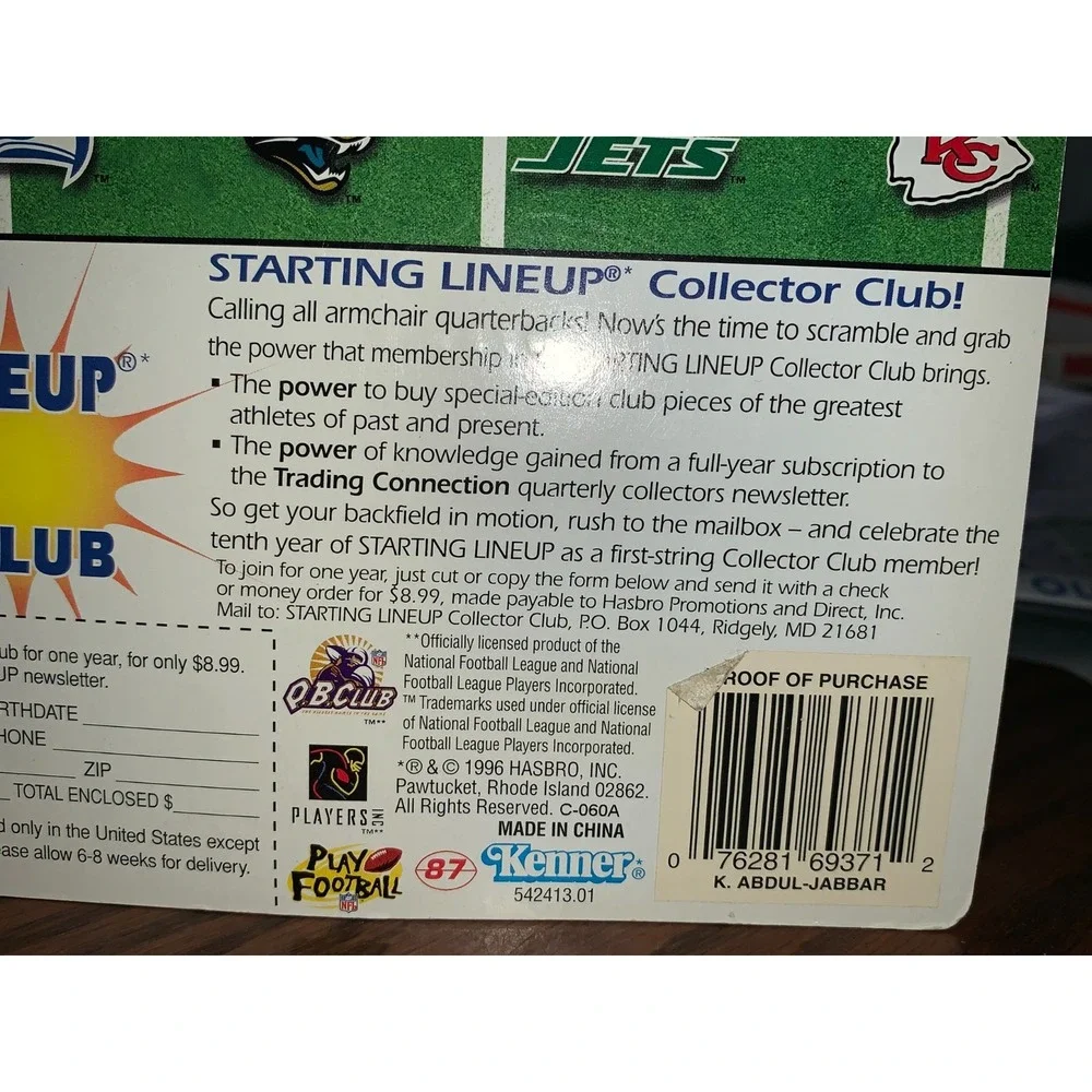 1997 Starting Lineup NFL Miami Dolphins Karim Abdul-Jabbar - Picture 2 of 5